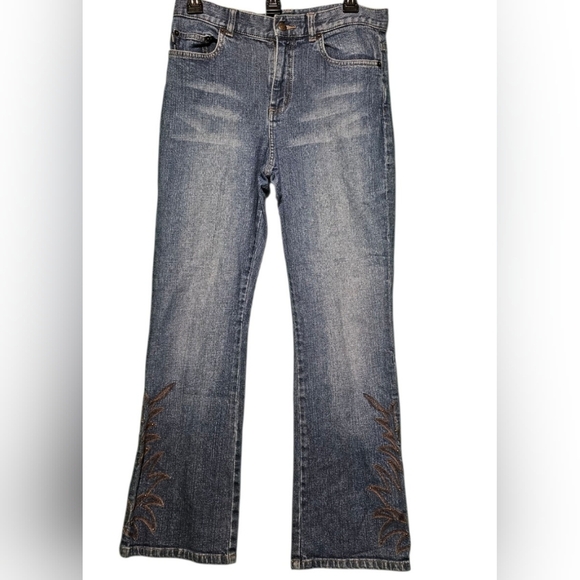 Ralph Lauren Denim - Vintage Ralph Lauren Women's EUC Jeans with Embroidered Detail Size 6P 29 Waist